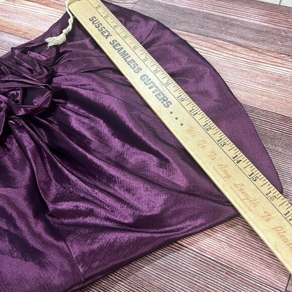 JESSICA MCCLINTOCK x GUNNE SAX Women's Purple Vintage 90s Formal Mini Dress 11 - Picture 4 of 6